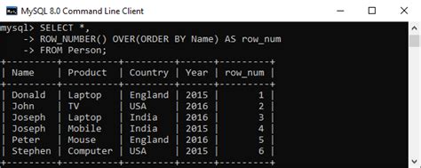 mysql number of rows.
